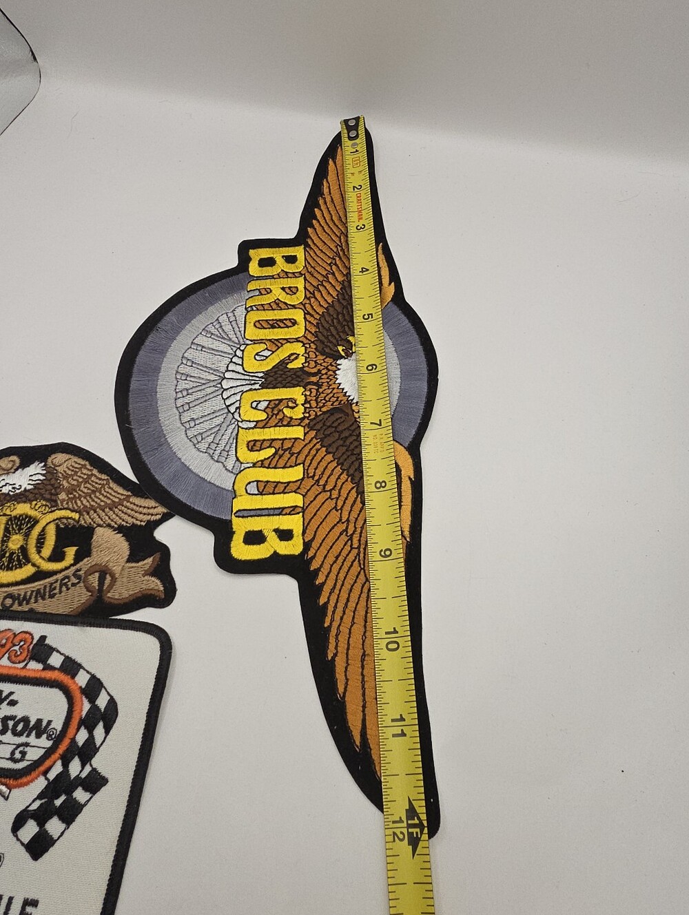 Harley Davidson Patch Lot 12" Bros Club HOG Milwaukee Mile - Picture 3 of 4